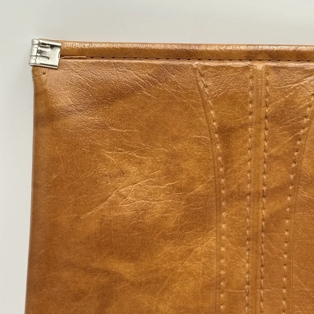 Vintage 1975 American Tourister Portfolio Briefcase Brown Faux Leather Case